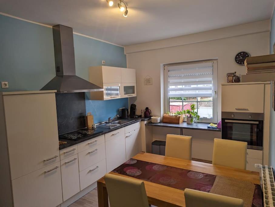 Ferienwohnung Philippi - Moselblick Mit Grosser Dachterrasse, 75 Qm, Hunde Willkommen Mehring  Kültér fotó